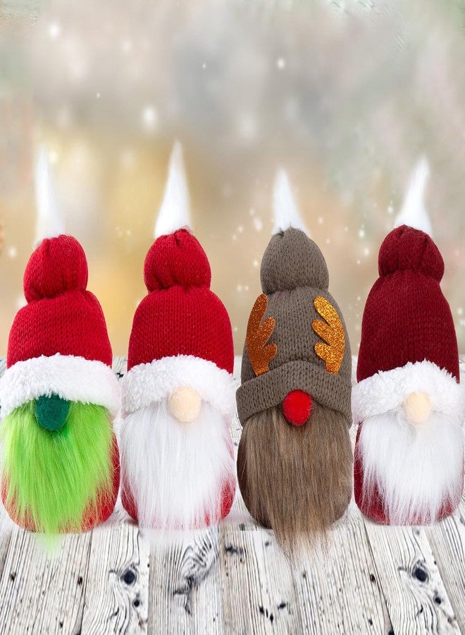 BWFY 4pcs New Christmas Decoration sit Rudolph Doll Christmas Children Gift Hotel mall Window Decoration Christmas Decorations Indoor - Image 1